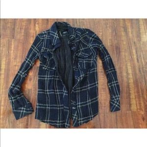 Rails XS plaid button up shirt